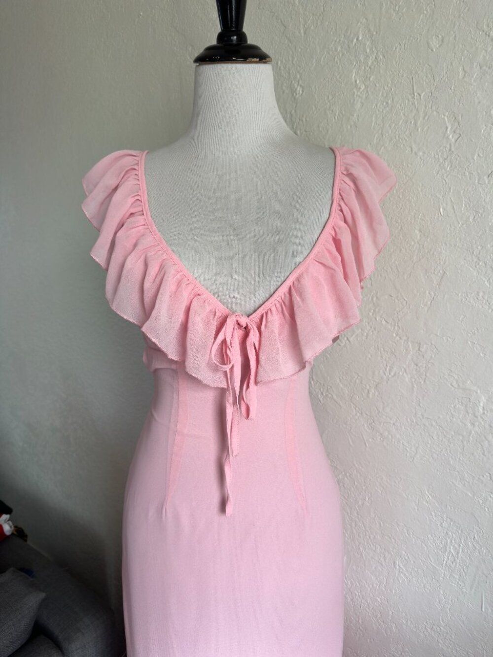 pepper mayo Silvie Maxi Dress - Pink Size 0 - Picture 4 of 10